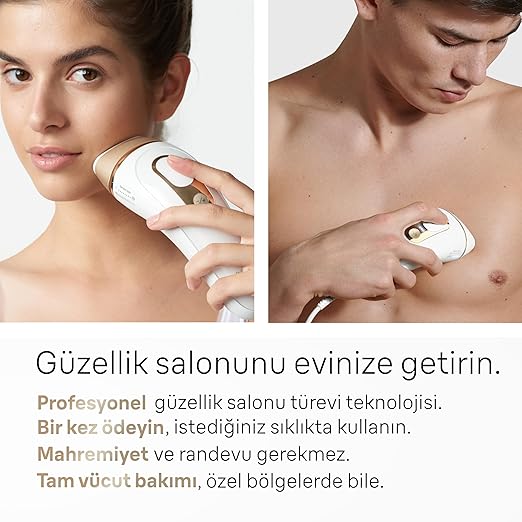 Braun IPL Silk·expert Pro 5, Evde Tüy Alma, Çanta, Venus Tıraş Makinesi, 2 Başlık ile, PL5152