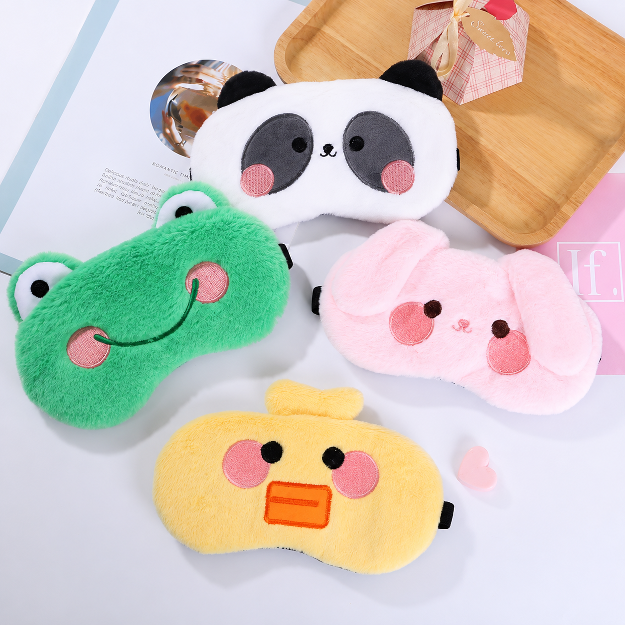 Kurbağa Peluş Göz Bandı