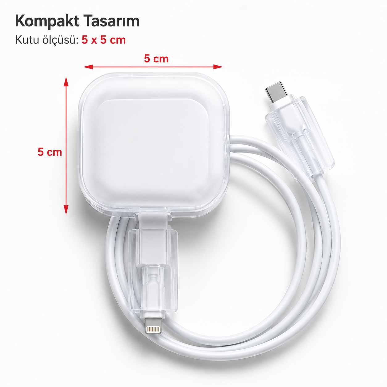 Sevimli Yıldız Klips & Balık Temalı Şarj Koruyucu , 40W Şarj Adaptörü Kılıfı - Type/Power Adaptör Uyumlu