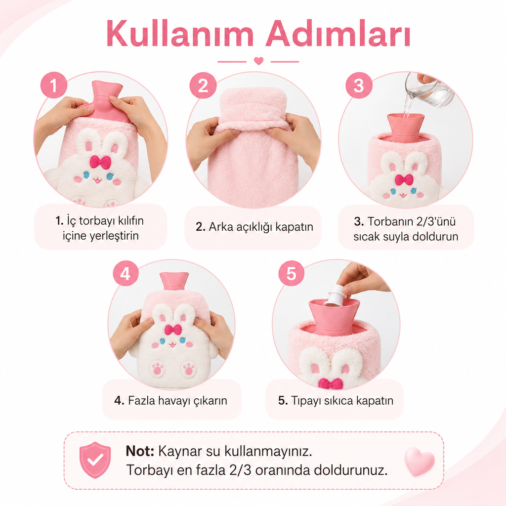 Tavşan Sıcak Su Torbası