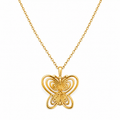 Füsun Gold Renk Metal Kolye