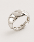 Burgulu Metal Yüzük - Silver
