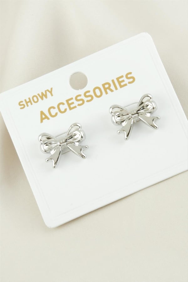 Fiyong Yeni Sezon Metal Küpe - Silver
