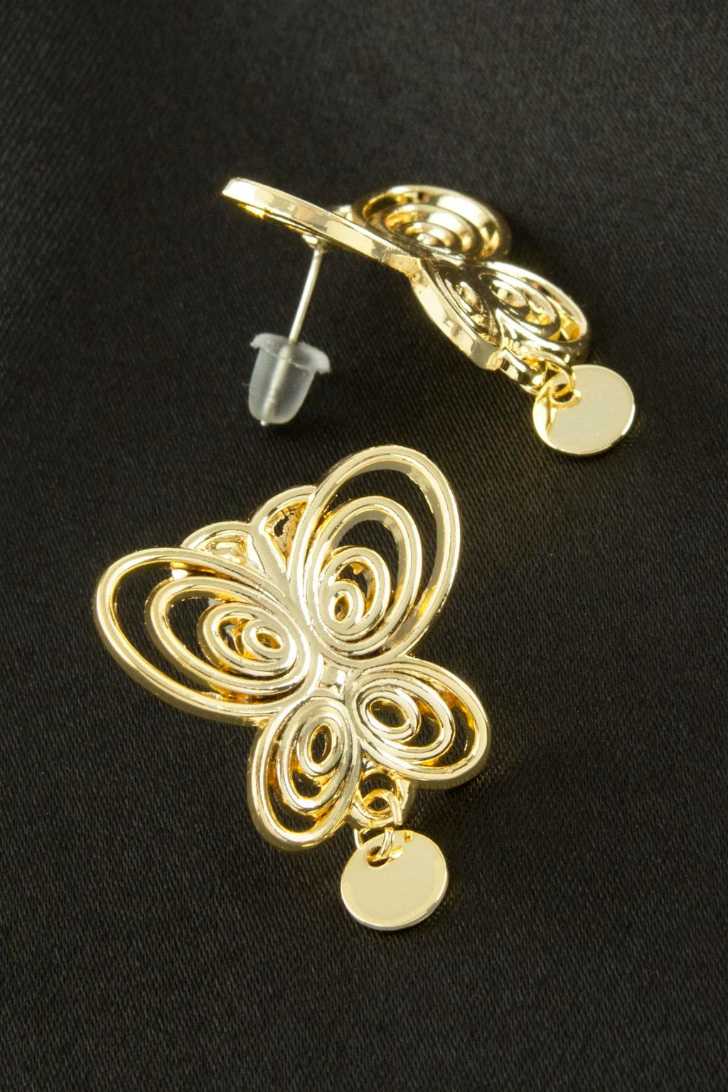 Füsun Gold Renk Metal Küpe