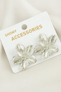 Bloom Silver Stud Küpe